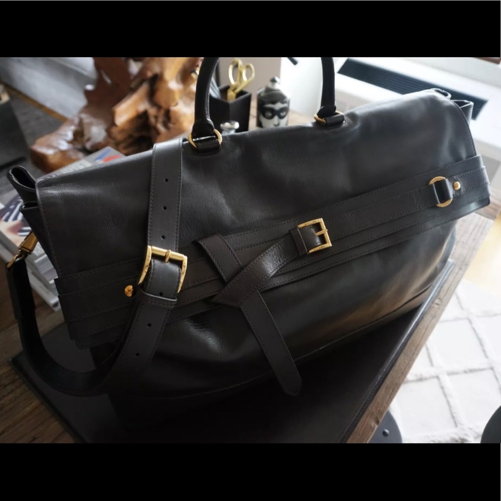 Trussardi Leather Overnight Doctors Bag - RARE